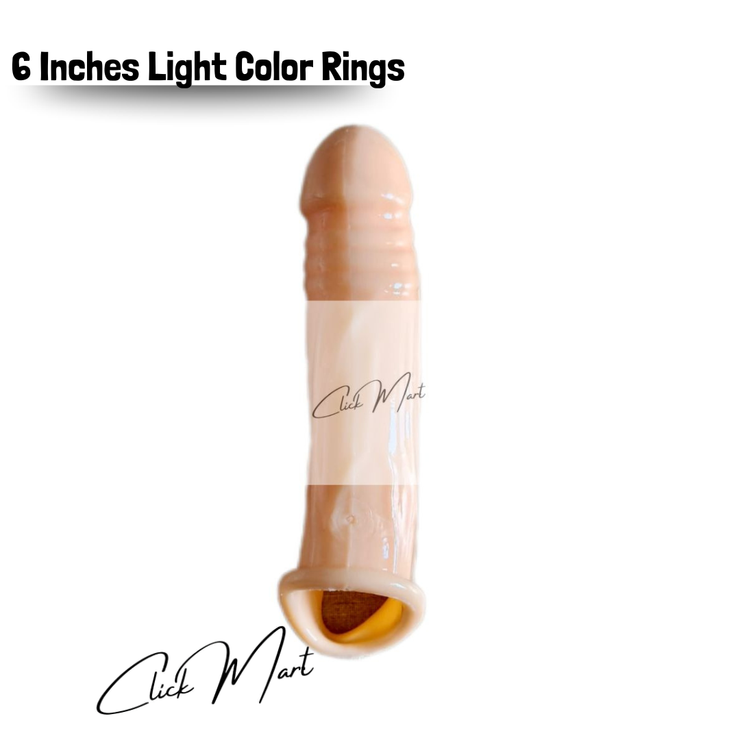 Dragon Condom Sillicon Made (IMP) 6" Inches Rings