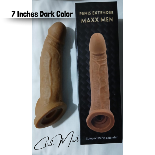 Dragon Condom Sillicon Made (IMP) 7" Inches Dark